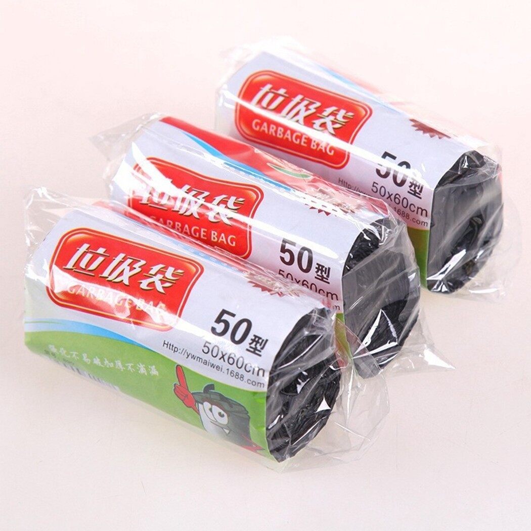 16pcs/Roll Household Thicken Upgraded Disposable Garbage Trash RUBBISH Bag UK